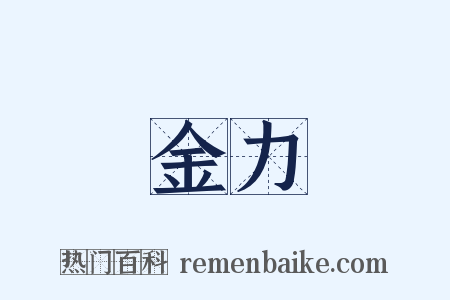 金力是什么意思的图片